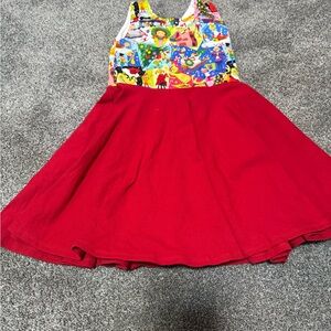 Hanna Andersson Grinch Whoville Twirl Dress Sz 6